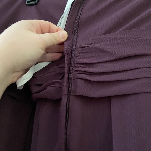 David’s bridal plum colored bridesmaid dress 24 - Picture 5 of 7